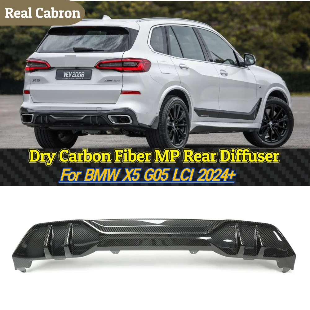 

G05 X5 MP Style Dry Carbon Fiber Performance Body Kit Spoiler Rear Lip Diffuser for BMW G05 X5 LCI 2023+