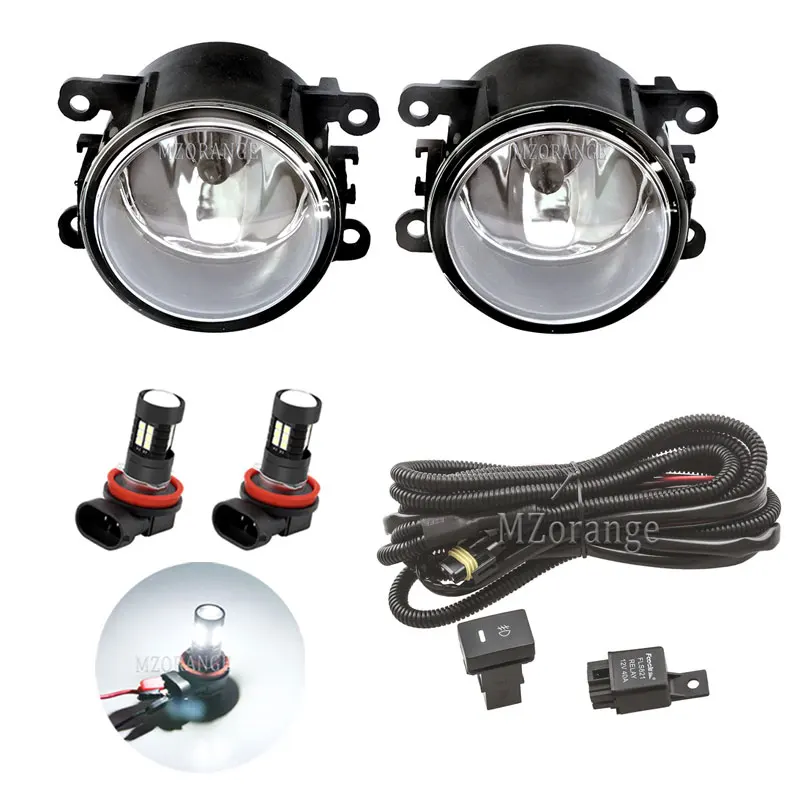 Światła przeciwmgielne do Renault Duster Kangoo Fluence L30 Megane 2/3 Koleos Clio IV Twingo II Lodgy Kwid Kadjar Światła przeciwmgielne LED Światła przeciwmgielne