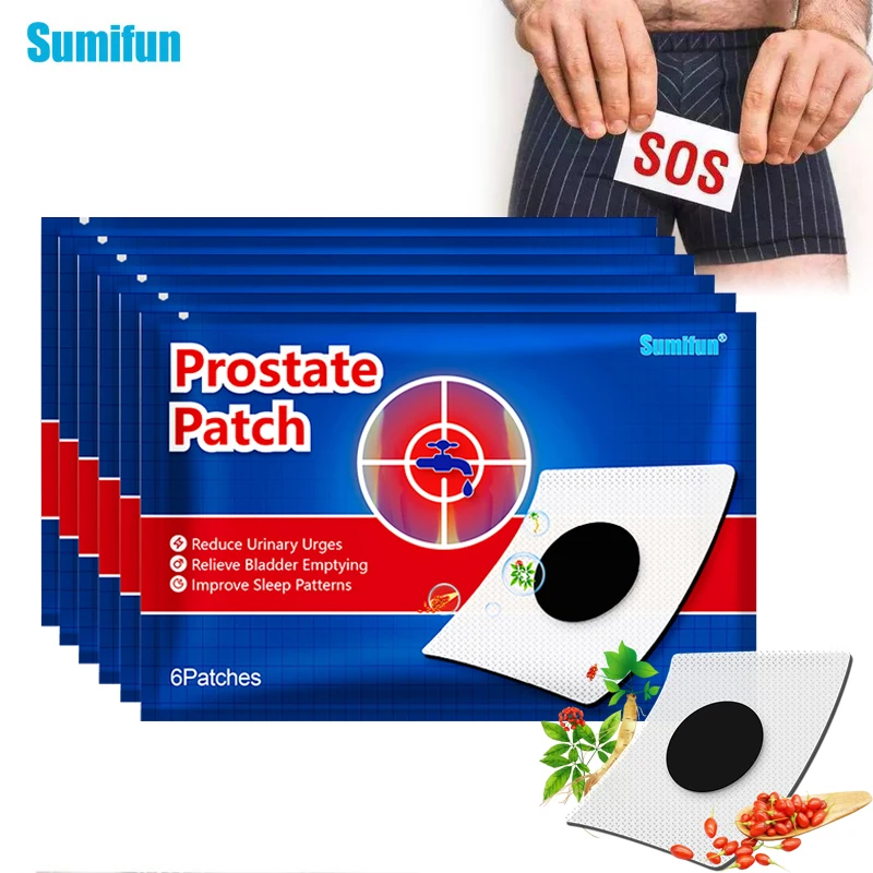 6-90pcs Prostatitis Prostate Treatment Patch Man Prostatic Navel Medical Plaster Strengthen Kidney Herbal Stickers Health Care