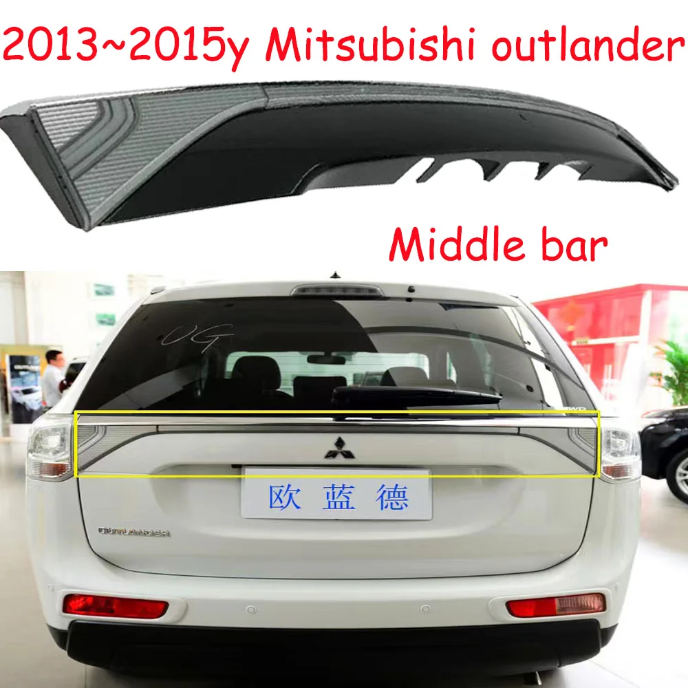 1pcs Car accessories bupmer tail light for Mitsubishi outlander taillight rear light fog  headlamp 2013~2015y no bulb ,no LED