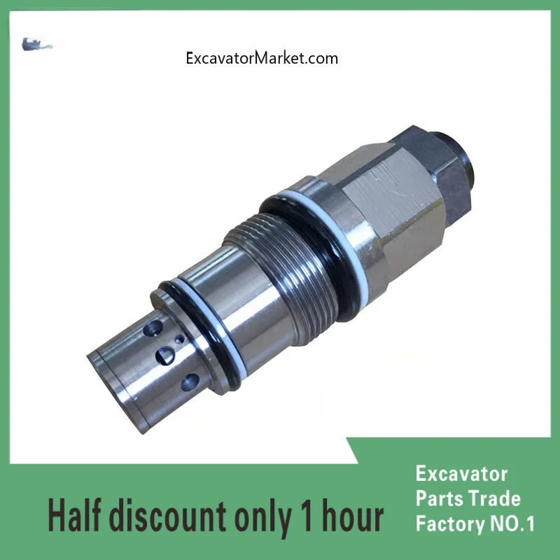 

For excavator accessories modern Doosan Daewoo DH55-7/60-7 turn Overflow valve Rotary pump Overflow valveexcavator Parts