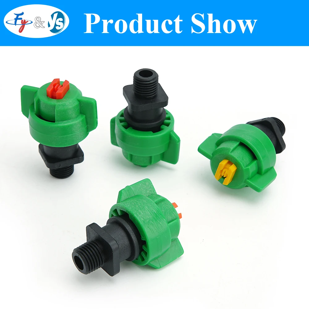 High-Pressure Agricultural Fan Nozzle Kit: Anti-Drip, Fine Mist & Quick-Release Nozzles for Spraying Pumps and Drones