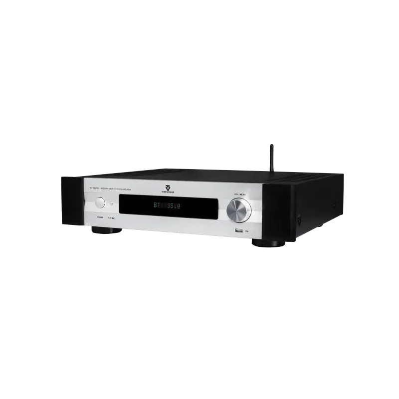 OEM/ODM manufacture Multi function Integrated HI-FI Amplifier 100W*2 Bluetooth 5.0 digital player amplifier USB audio