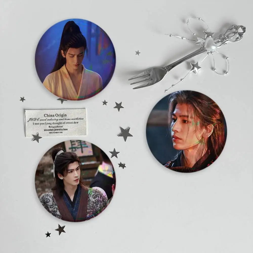 The TV series Pursuit of Jade X-Xie Zheng Z-Zhang Linghe Brooches Cartoon Badge Pins Backpack Hat Accessories Friend Gift