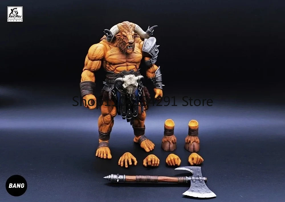 Original XESRAY Glory Battle 4th Wave Minotaur Cassos Thales 1/12 Scale Action Figure Anime Model Toy Birthday Gift