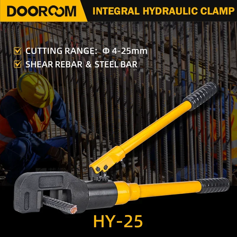 DOOROOM Manual Hydraulic Steel Bar Cutter Shearing Machine Fast Hydraulic Rebar Cutter Steel Bolt Chain For Construction