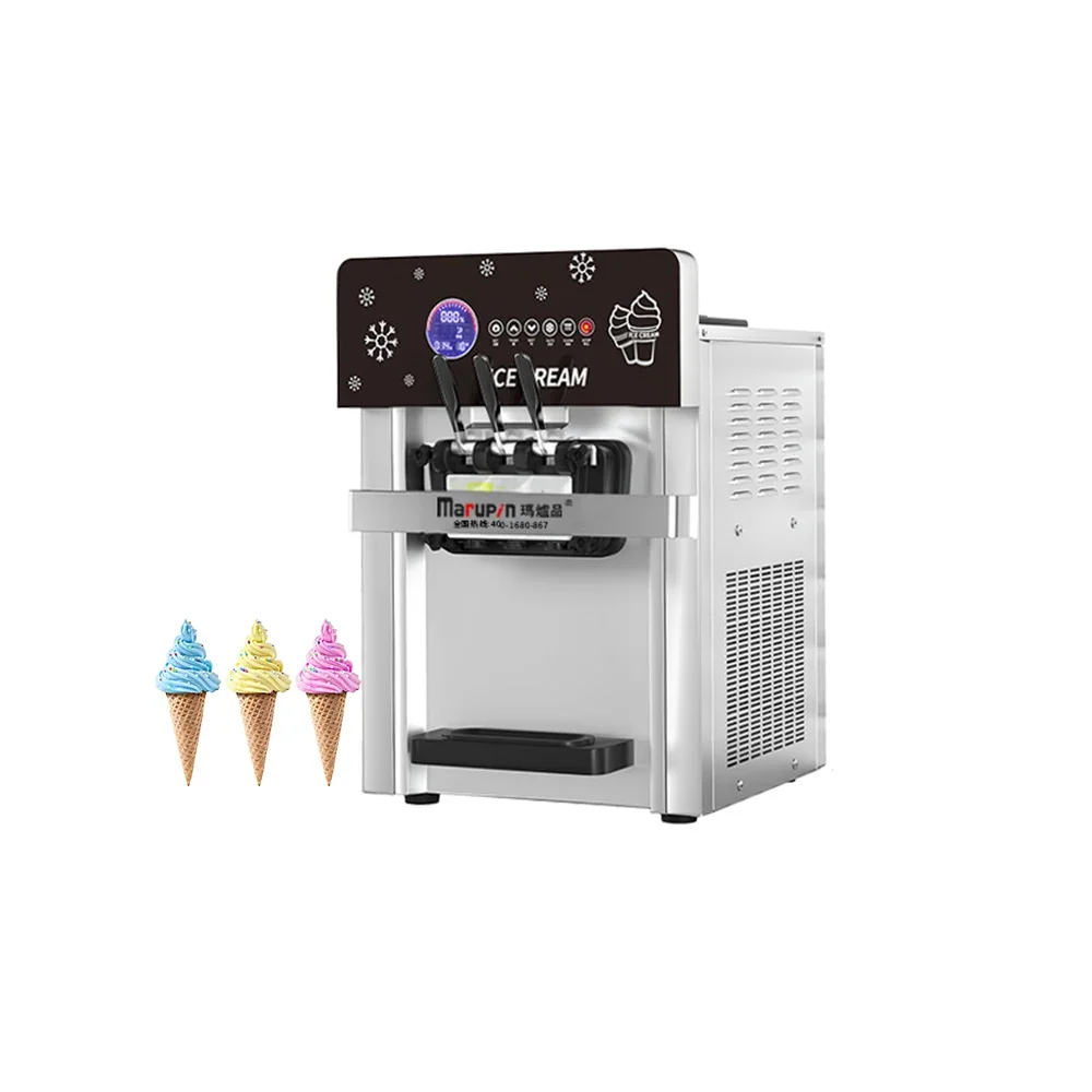 Rebirth Hot Sale Fashion 4 Flavors Automatic Ice Cream Making Machines Homemade Ice Cream Machine