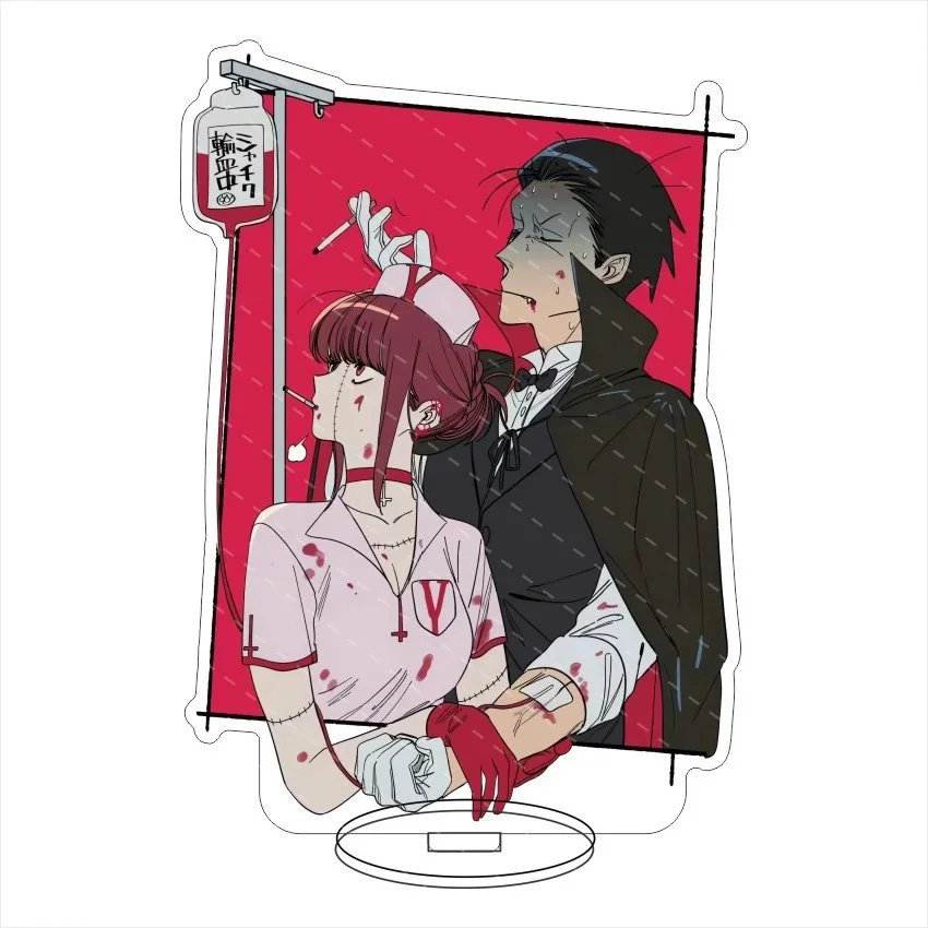 Smoking Behind the Supermarket with You Anime Acrylic Stand Desk Decor Character Figure Manga Peripherals Collectible Keychain
