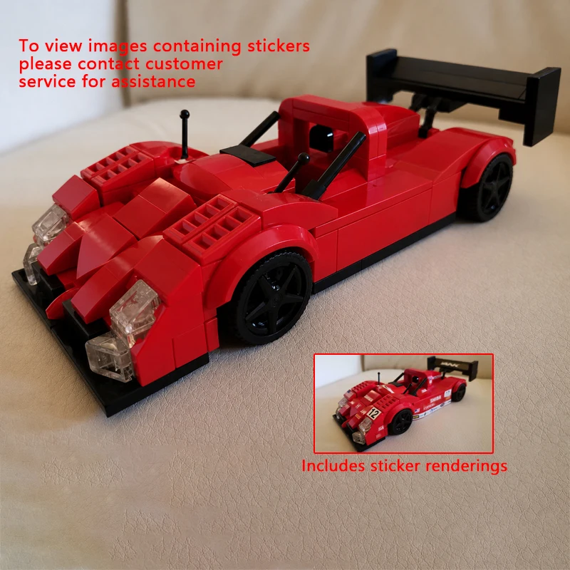 

Speed Racing Car Model MOC Building Bricks 333 SP Top Tier Sports Car Modular Technology Children Holiday Gifts Assemble Toys