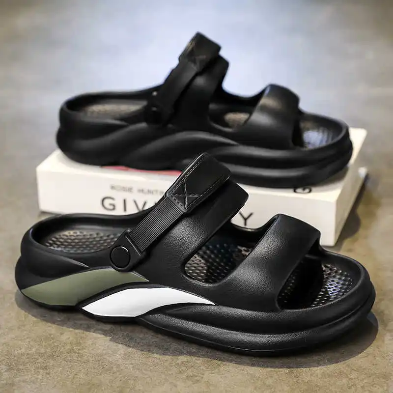 Sandalias con cinta ligera para hombre, chanclas negras para hombre, zapatillas deportivas, zapatillas blancas para hombre, Zapato Luxe Tenya de marcas famosas