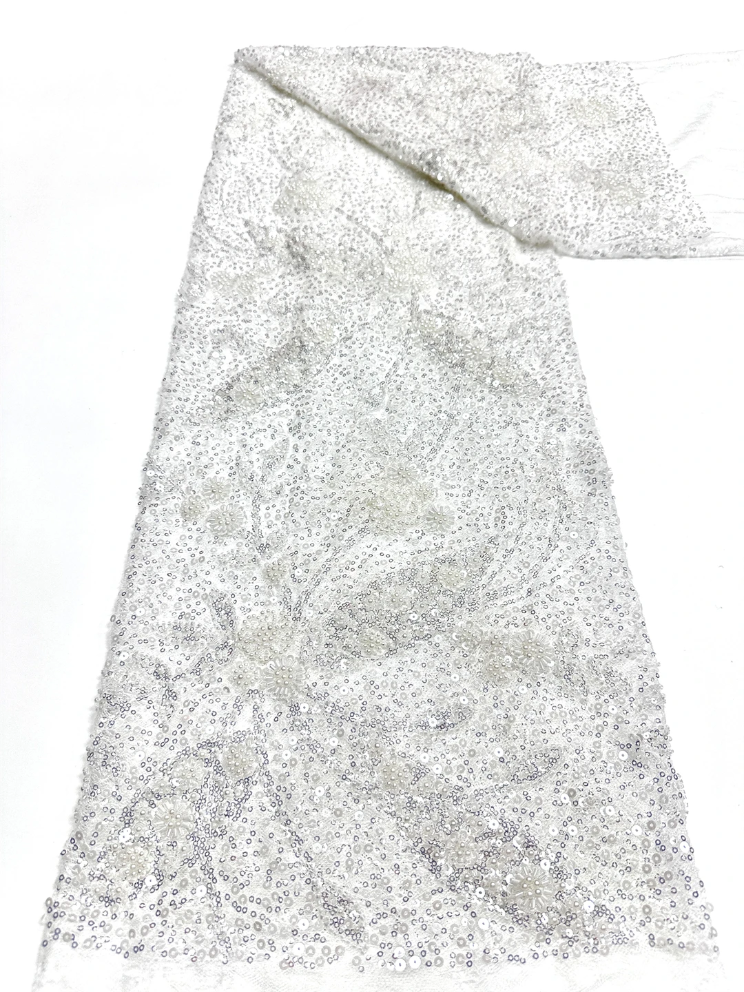 قماش دانتيل تسلسل أفريقي فاخر 2026 جودة عالية ترتر دانتيل مطرز قماش شبكي للنساء فساتين حفلات الزفاف