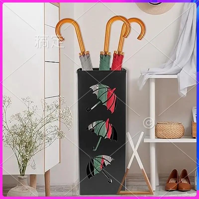 

NEW-Umbrella Stand Entrance Home Office Hotel Umbrella Stand In Modern Style With Removable Anti-Rust Sculpture Umbrella Stand