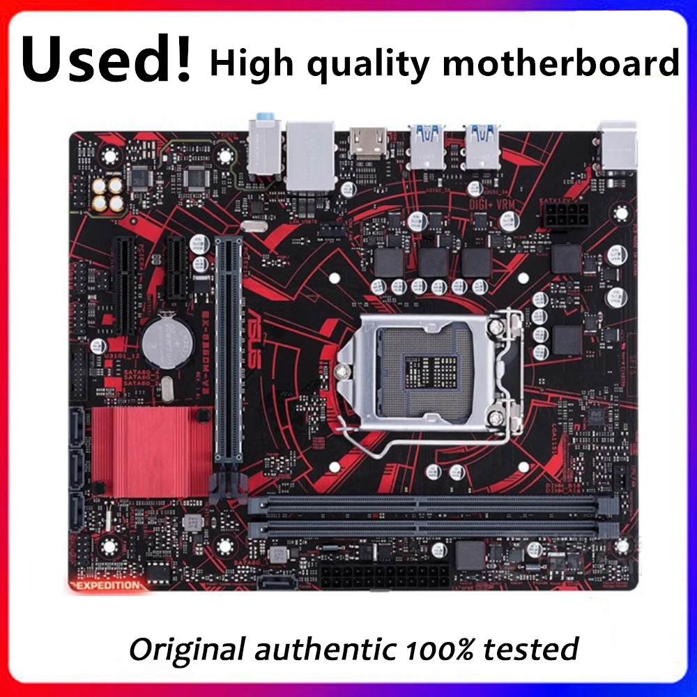 

For Asus EX-B360M-V3 B360M-V3 Original Used Desktop Intel B360 B360M DDR4 Motherboard LGA 1151 i7/i5/i3 USB3.0 SATA3