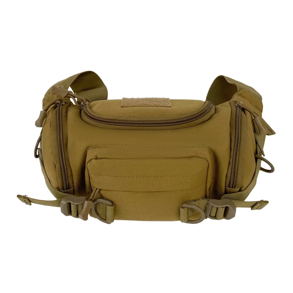 Homens à prova d'água Oxford Fanny Pack, Ombro Messenger Bag, Tactical Peito Malas, Cinto, 1000D