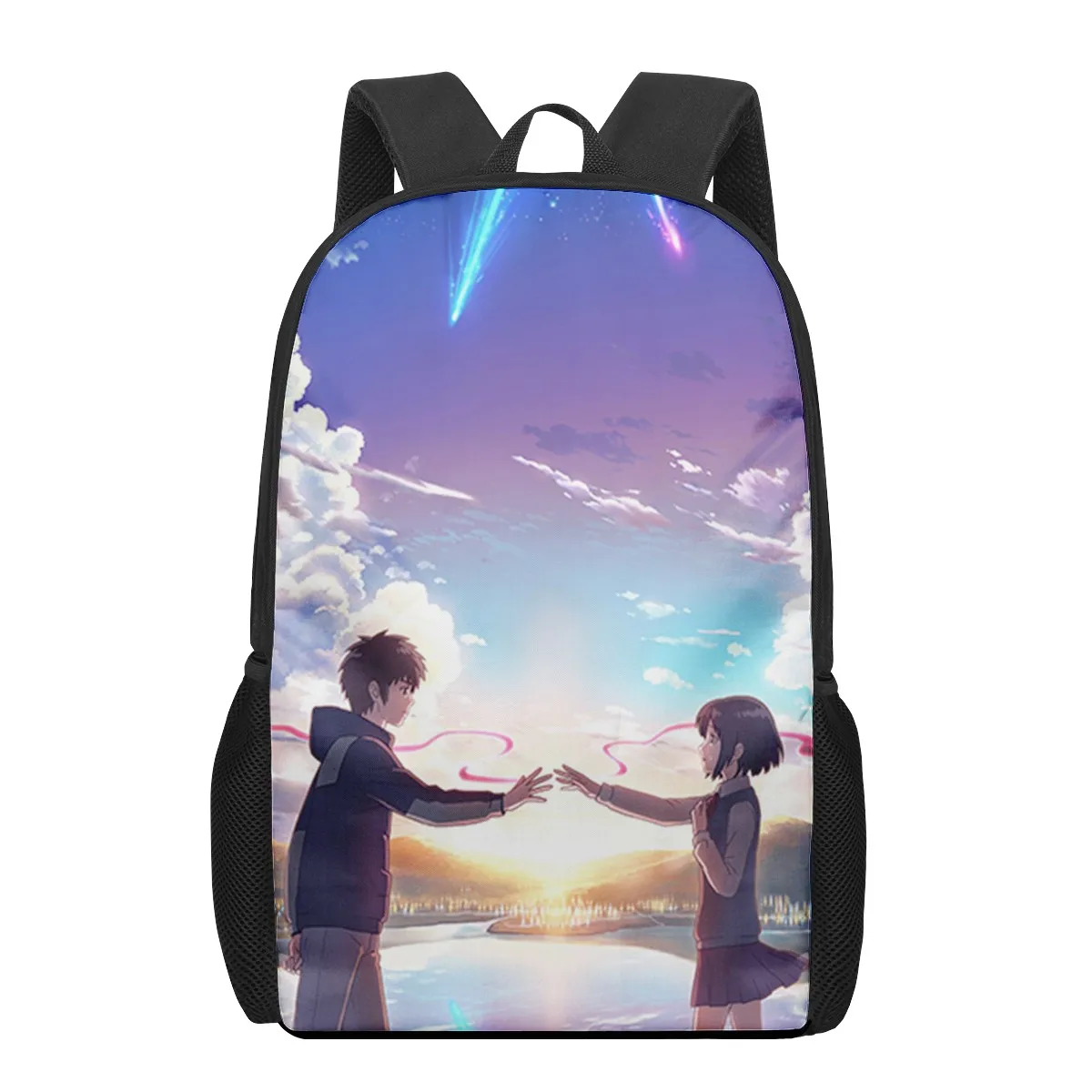 your name anime 16Inch 3D Print Children School Bags Orthopedic Backpack Kids School Boys Girls Mochila Infantil Children Book B