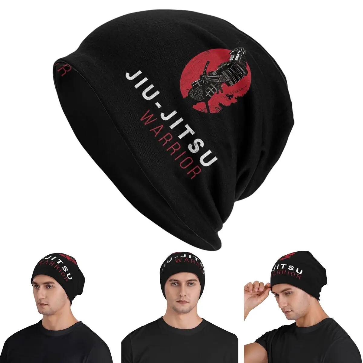جيو جيتسو المحارب الياباني Bjj Gi & الأسود حزام Mma Skullies قبعة حريمي الخريف الشتاء في الهواء الطلق قبعة محبوك بونيه قبعات الكبار