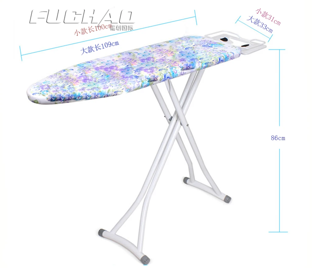 The Ironing Board Household Electric Iron Plate Rack Folding Blue And Green Stripes Sewing Machine Parts