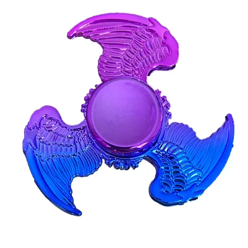 Fidget Spinner Rainbow Spinner-Hand Plastic Gold EDC Fidget Toy Sensory Fidget Spinners Hand Spiner for Autism ADHD Kids Toys