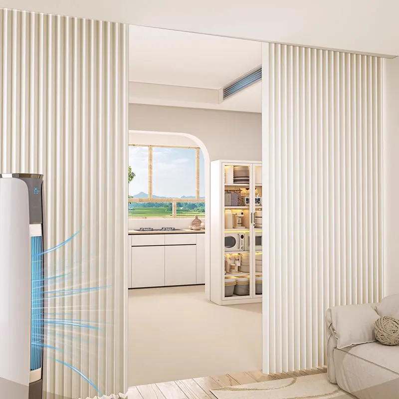 Room Partition Curtain Privacy Protection Panel for Bedroom Living Room Closet and Home Office Space