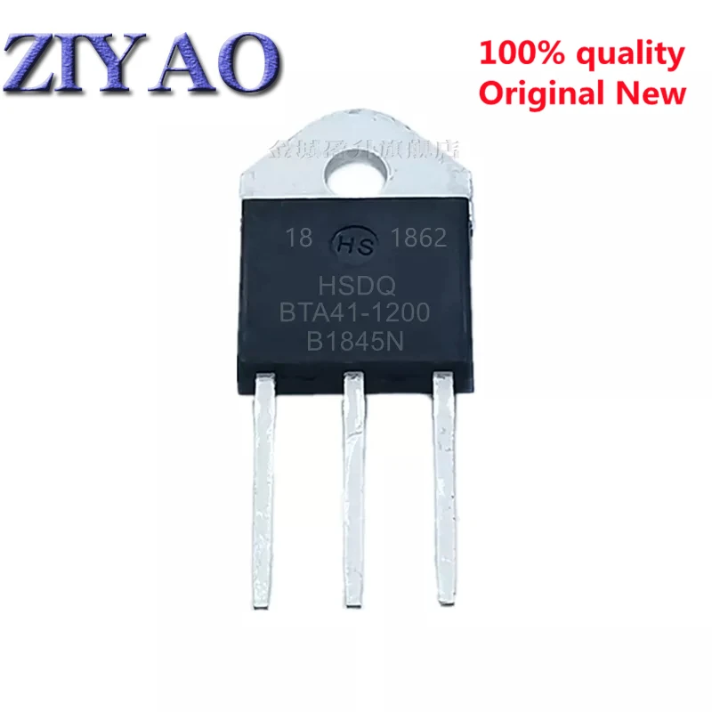 5PCS BTA41-800B TO3P BTA41-800 BTA41 800B TO-3P new and original IC Chipset