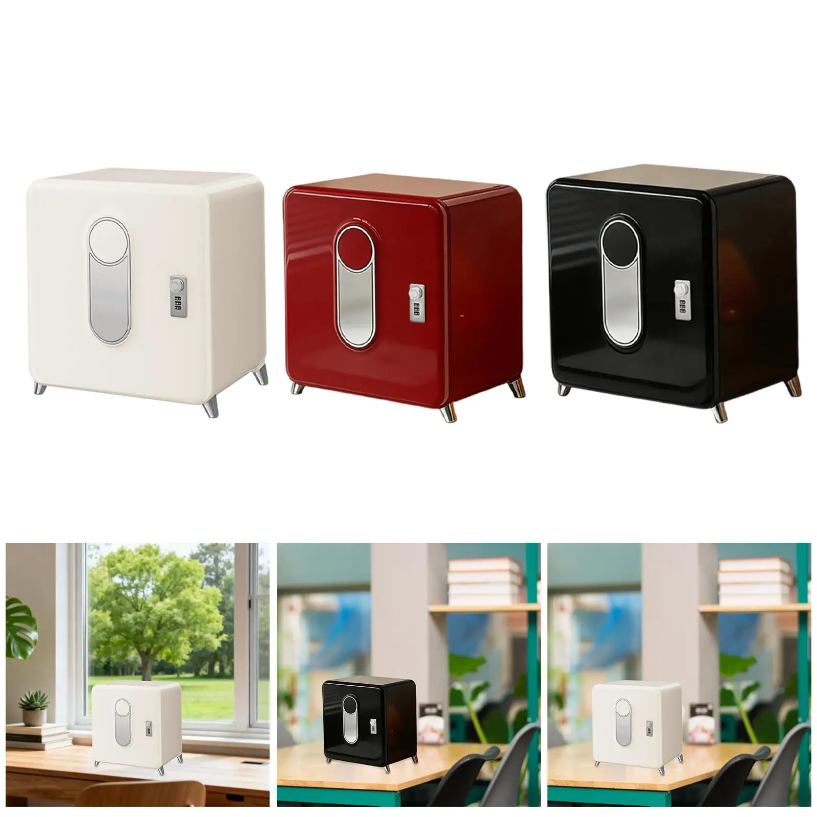 

Портативный органайзер для документов с кодовым замком, надежный офисный файловый органайзер, настольный шкафчик для хранения для административной работы