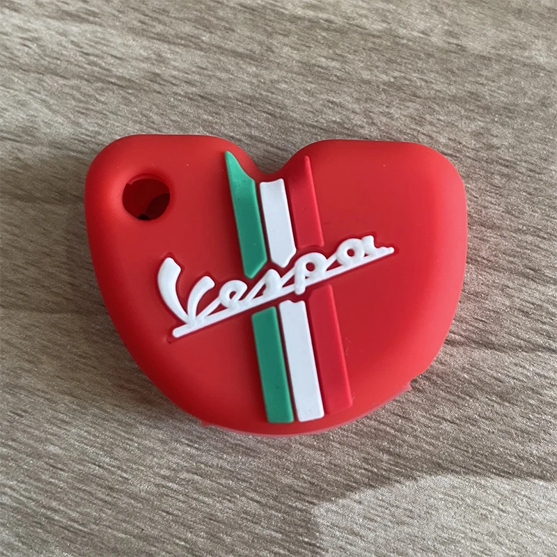 Silicone Motor Key Case Cover Shell Motorcycle Protect Skin Holder for Vespa Enrico Piaggio GTS300 LX150 Fly 125 3vte Gts 200