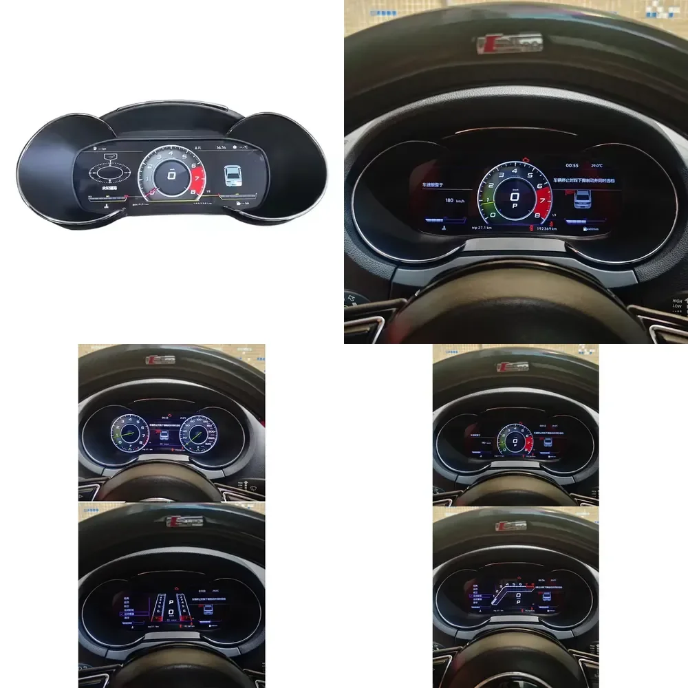 【2026 Precision Made】 Plug and Play HD LCD Digital Dashboard Panel Virtual Instrument Cluster Speedometer for A3