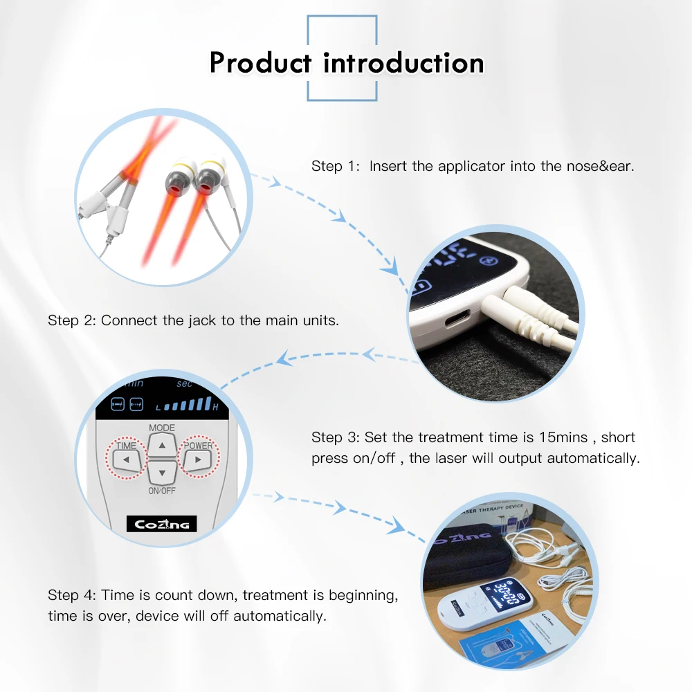 

Rhinitis Therapy Device Rhinitis Treatment Device Laser Physiotherapy Equipment Sinusitis Therapy Chronic Allergic Rhinitis