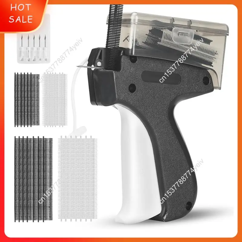 مسدس غرزة مع صندوق تخزين، مسدس وضع العلامات للخياطة السريعة، تثبيت الملابس المؤقتة مع 1200 قطعة من مشابك البارب A62X