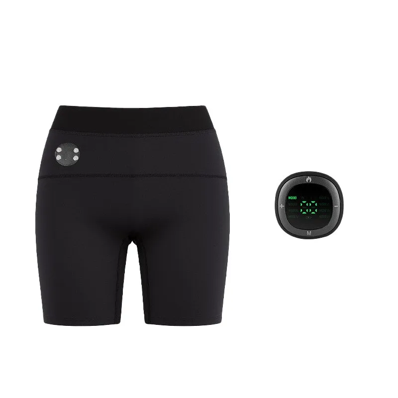 EMS pulse hot compress yoga pants with massage for buttocks training, hip-raising shaping fitness pants