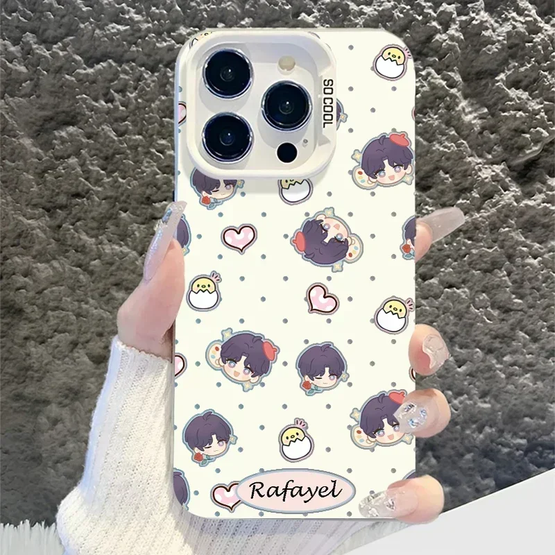 2024 Hot Love and Deep Space Anime Case for 16 15 14 13 12 Mini Full Shockproof Drop-resistant Hard Back Cover with Girls Gifts