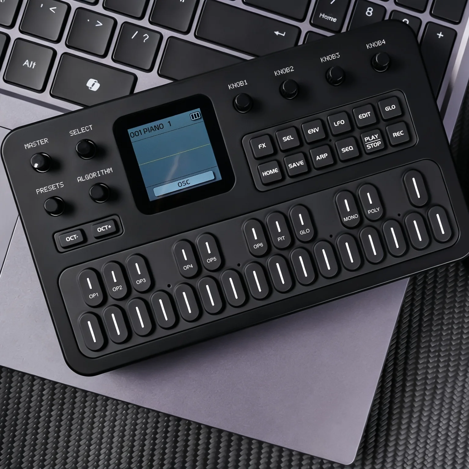  M-VAVE FM-1 цифровой волновой синтезатор черный и мятно-зеленый