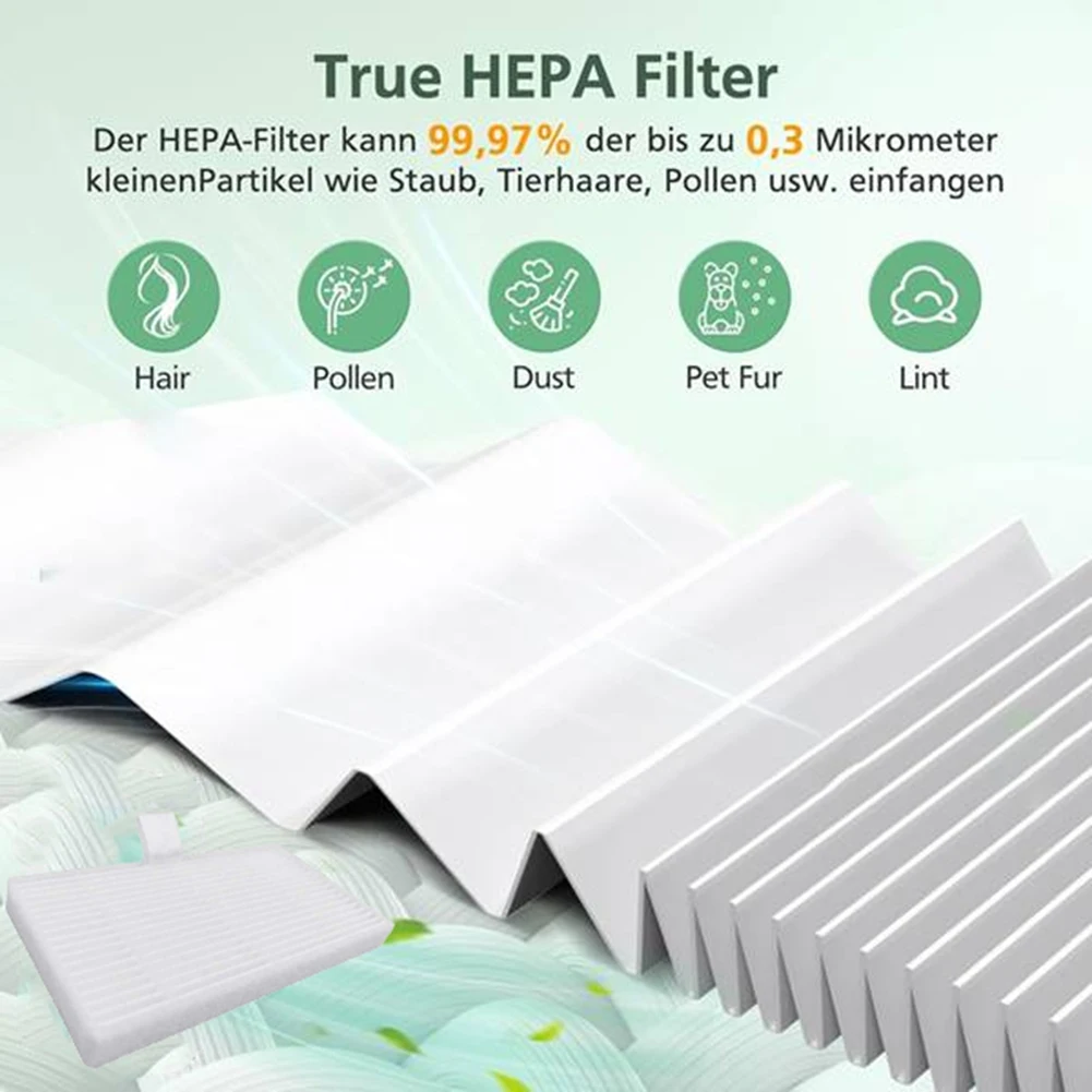 A88X For Lydsto R1D Edge/Miwhole M9 Lite/ILIFE V20/Laresar L10/Vyzzle D10/Roidmi Eve Rook S Replacement Parts Vacuum Filter 6PCS