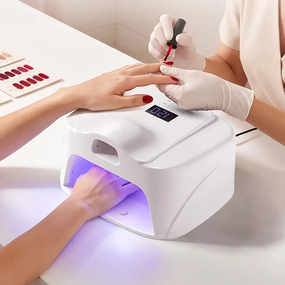 DianaBeauty UV LED Nail Lamp Professional Nail Dryer with UV Zone for Fingers Manicure Lamp with Smart Sensor and 4 Timers