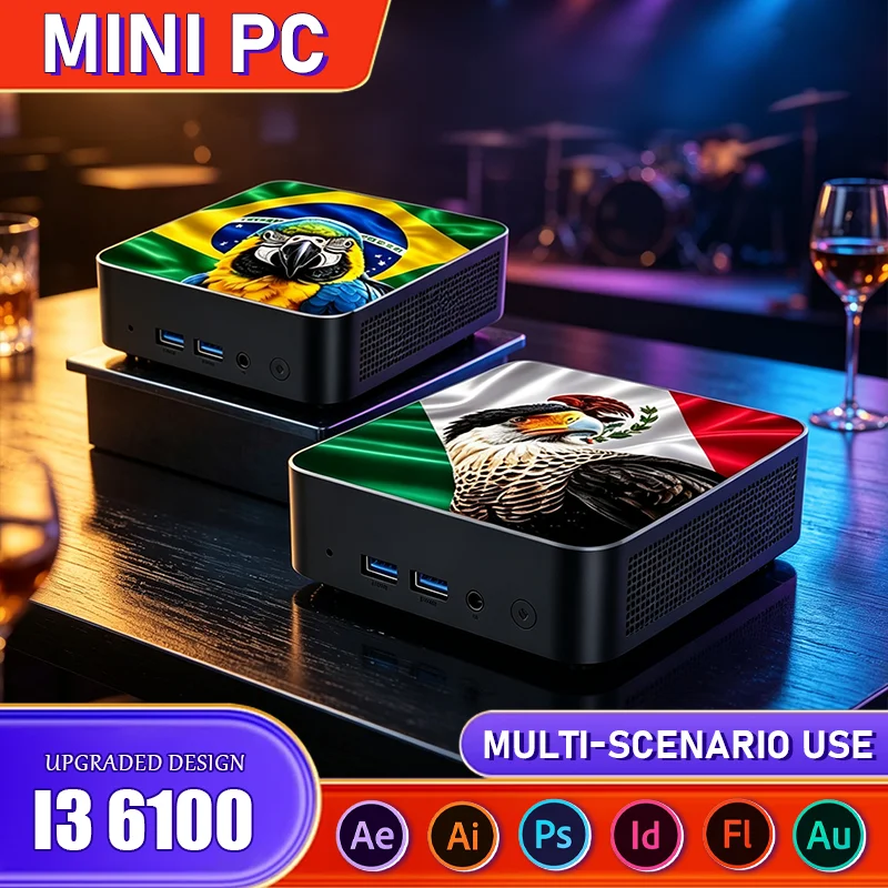 Pc Gaming Ddr3 - มินิพีซีเกมมิ่งพกพาทรงพลัง ธงชาตินิวเม็กซิโกและบราซิล Core i3 6100 16GB