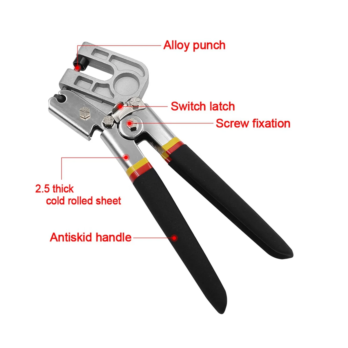 천장 천장 펀칭 고정 설치 도구, 알루미늄 용골 플라이어, 퀵 펀칭 플라이어, 12 인치
