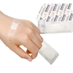 50pcs/set Transparent Band Aid Waterproof Sticking Plaster for Wound Dressing Patch Tape Portable First Aid Adhesive Bandages