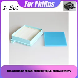 1 piece for Philips replacement vacuum cleaner with hepa filter FC8470 FC8471 FC8475 FC8630 FC8645 FC9320 FC9322 vacuum cleaner