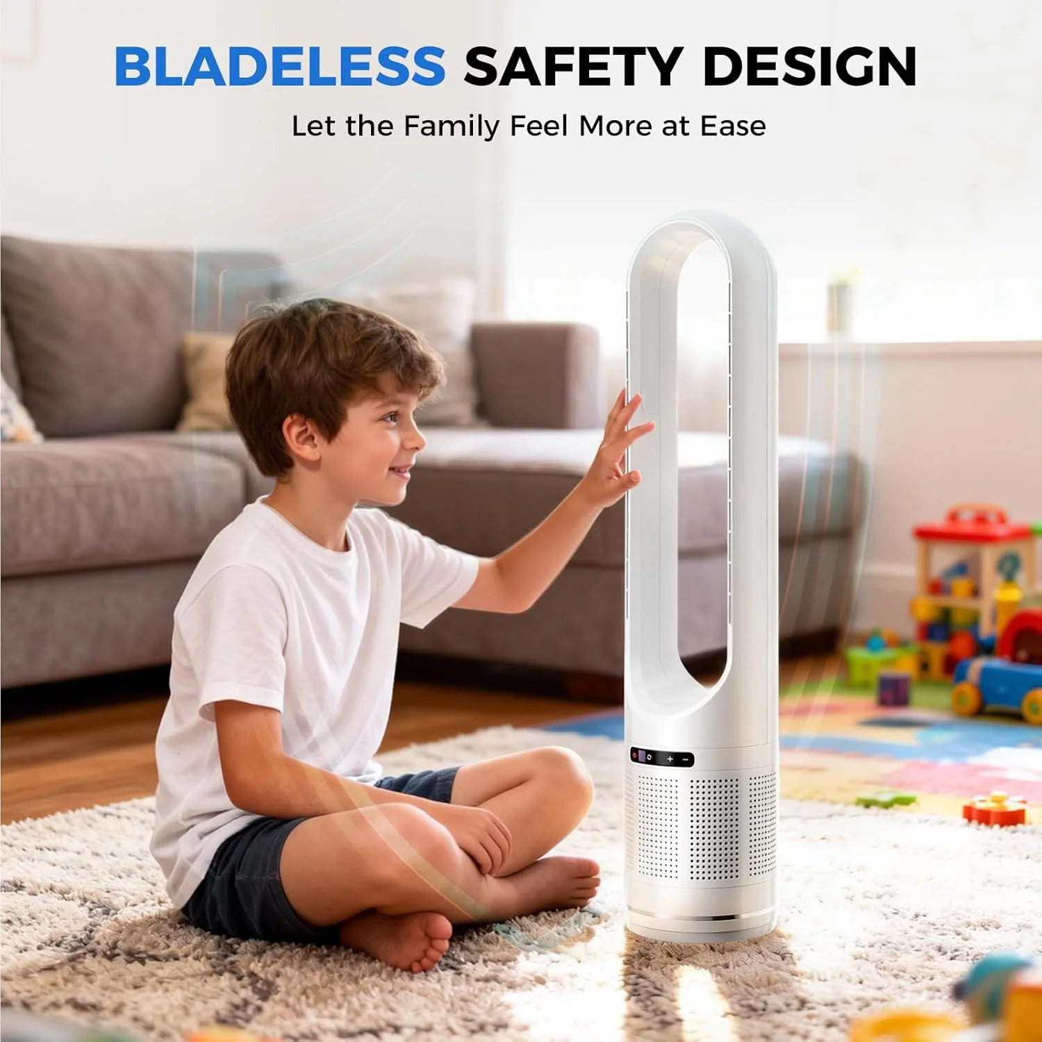 Nuevo Purificador de Aire y Ventilador 2 en 1 2026 - Filtro HEPA con Eliminación de Alérgenos al 99.97%, Aplicación Alexa, Silencioso y Eficiente Energéticamente 