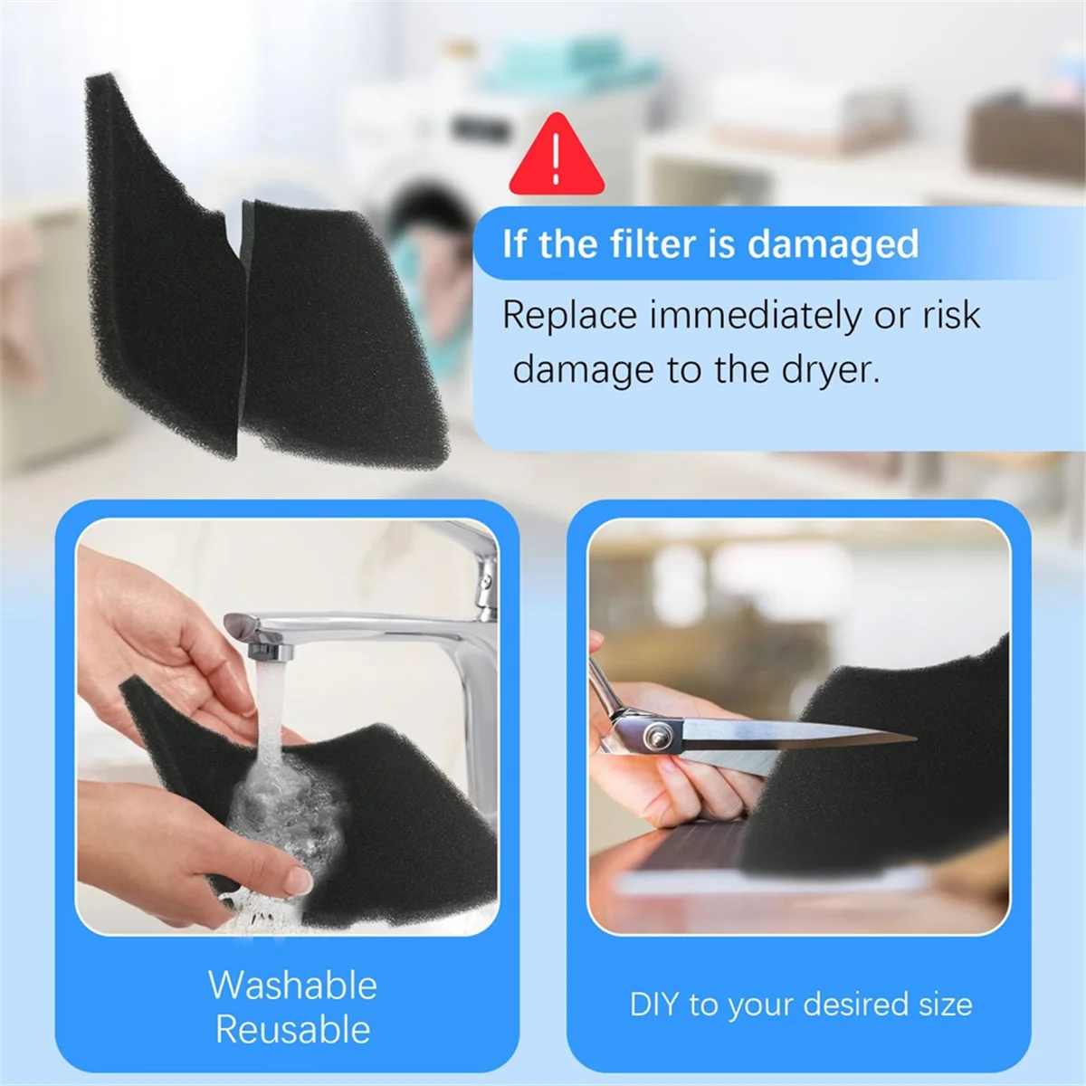 5 Stück Ersatz trockner filter für Beko/Grundig/Elektra Bregenz/Blomberg Teil 2964840100 Wäsche trockner Ersatzteile