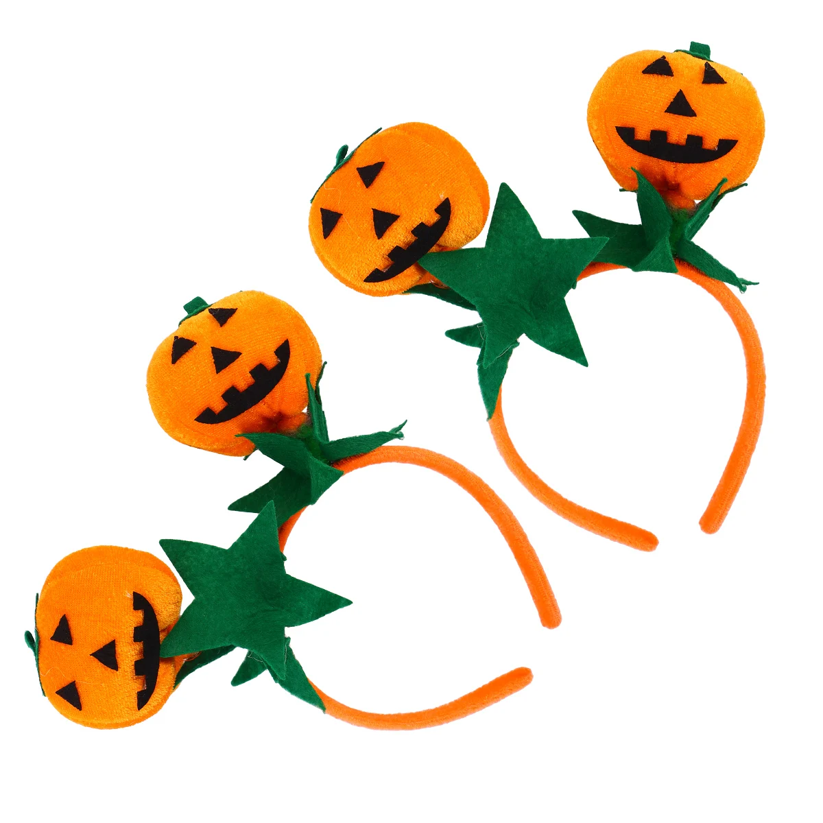 

2pcs Pumpkin Ball Halloween Costume Accessories Halloween Headwear Hairb Costume Accessories Lightweight Comfortable Festive