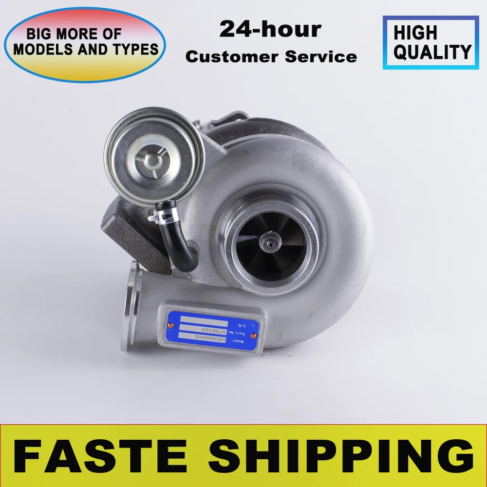 

Turbolader HE200WG 3796165 3772741 for Foton Cummins Diesel ISF3.8 105 Kw 125 Kw Turbocharger Full Turbine 3772742 Engine