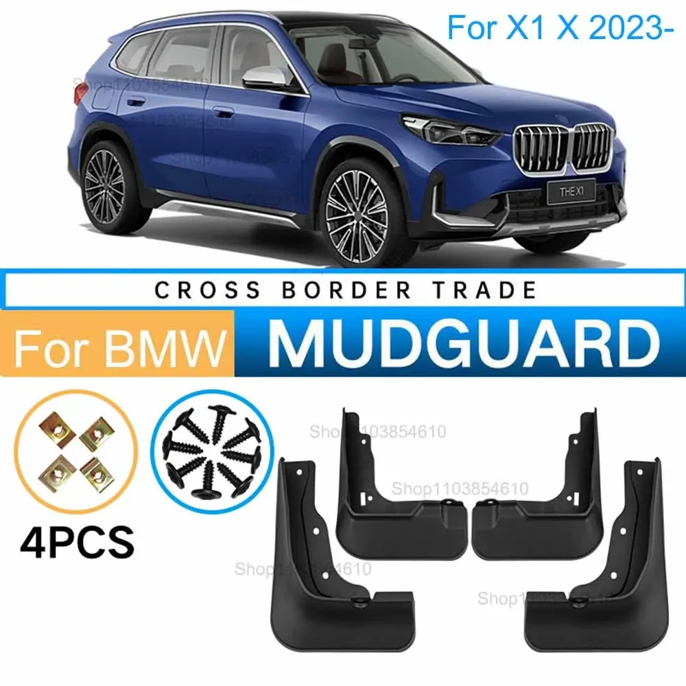 

4x for BMW X1 X 2023 2024 Car Mud Flaps Mudguards Splash Guards Front Fender Wheel Baffle Accessories