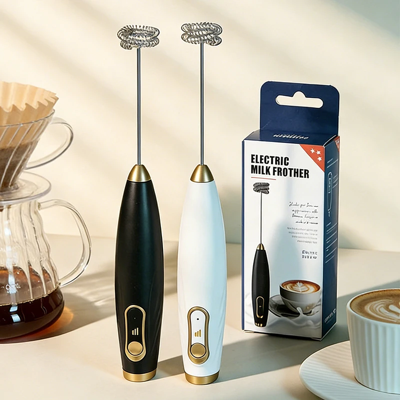 Electric Coffee Frother Wireless Milk Frother Handheld Blender Egg Beater Mini Coffee Maker Whisk Mixer Cappuccino Cream Whisk