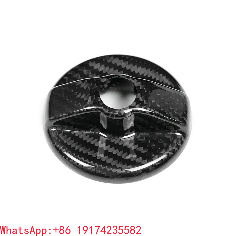 

Carbon Fiber Inner Fuel Tank Cap Carbon Fiber Accessories Decoration Protection for F iat Abarth 500 595 695