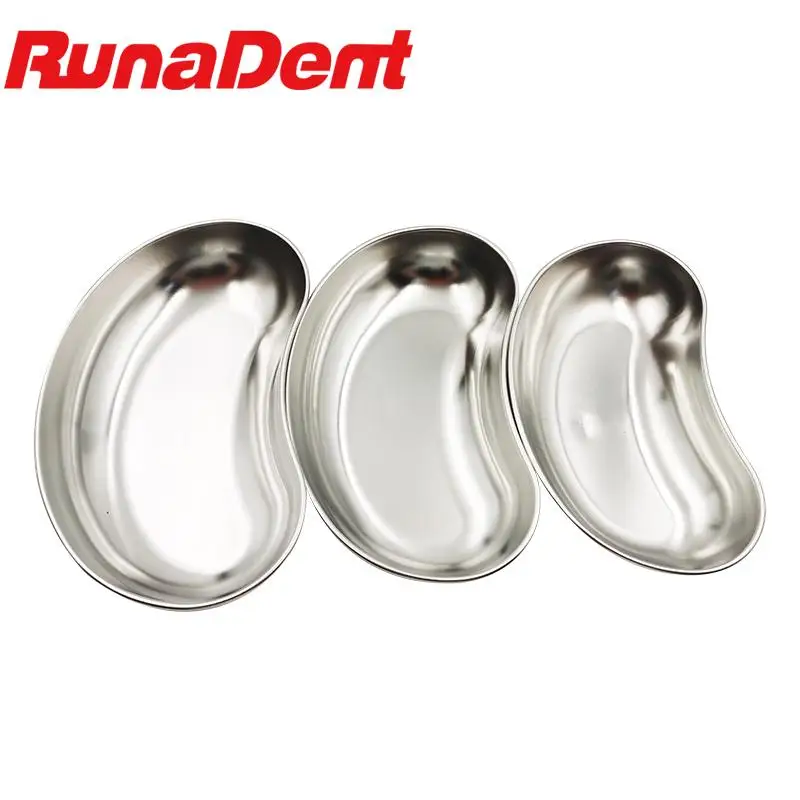 

304 stainless steel curved plate stainless steel waist plate large small deep curved plate kidney type plate operation type tray