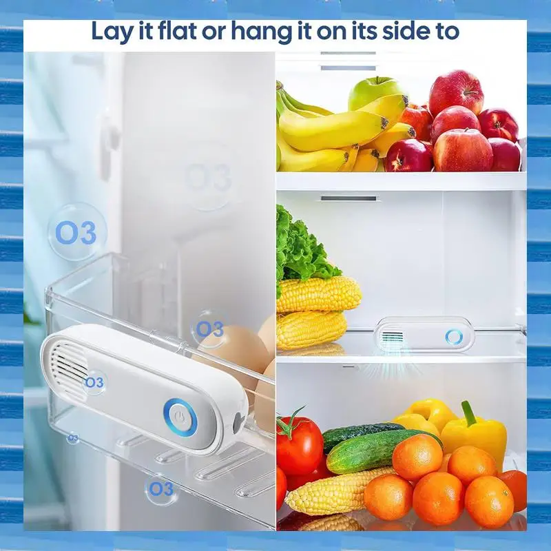 

AT53 2X USB-дезодоратор и освежитель для холодильника, многоразовые генераторы озона O3, освежители для холодильника