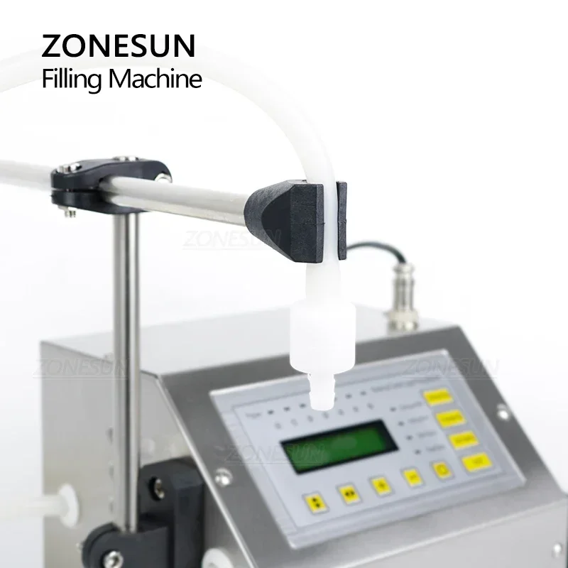 ZONESUN GFK-160A Electric Orange Juice Edible Oil Bottle Filler Soft Drink Liquid Volumetric Filling Machine