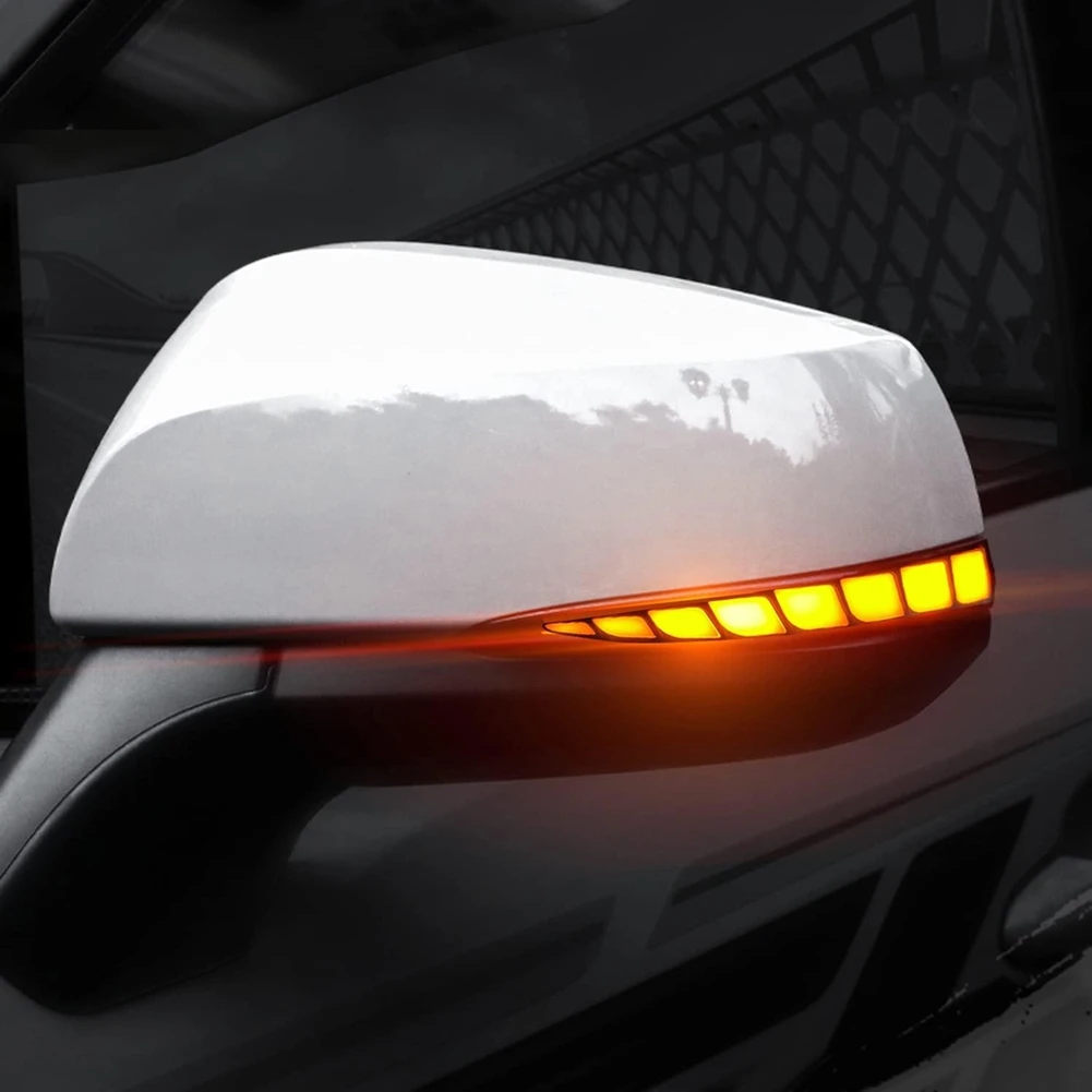 Precision LED Side Mirrors Sequential Dynamic Turn Signal Lights For Toyota Tacoma RAV4 XA50 Highlander XU70 Accessories