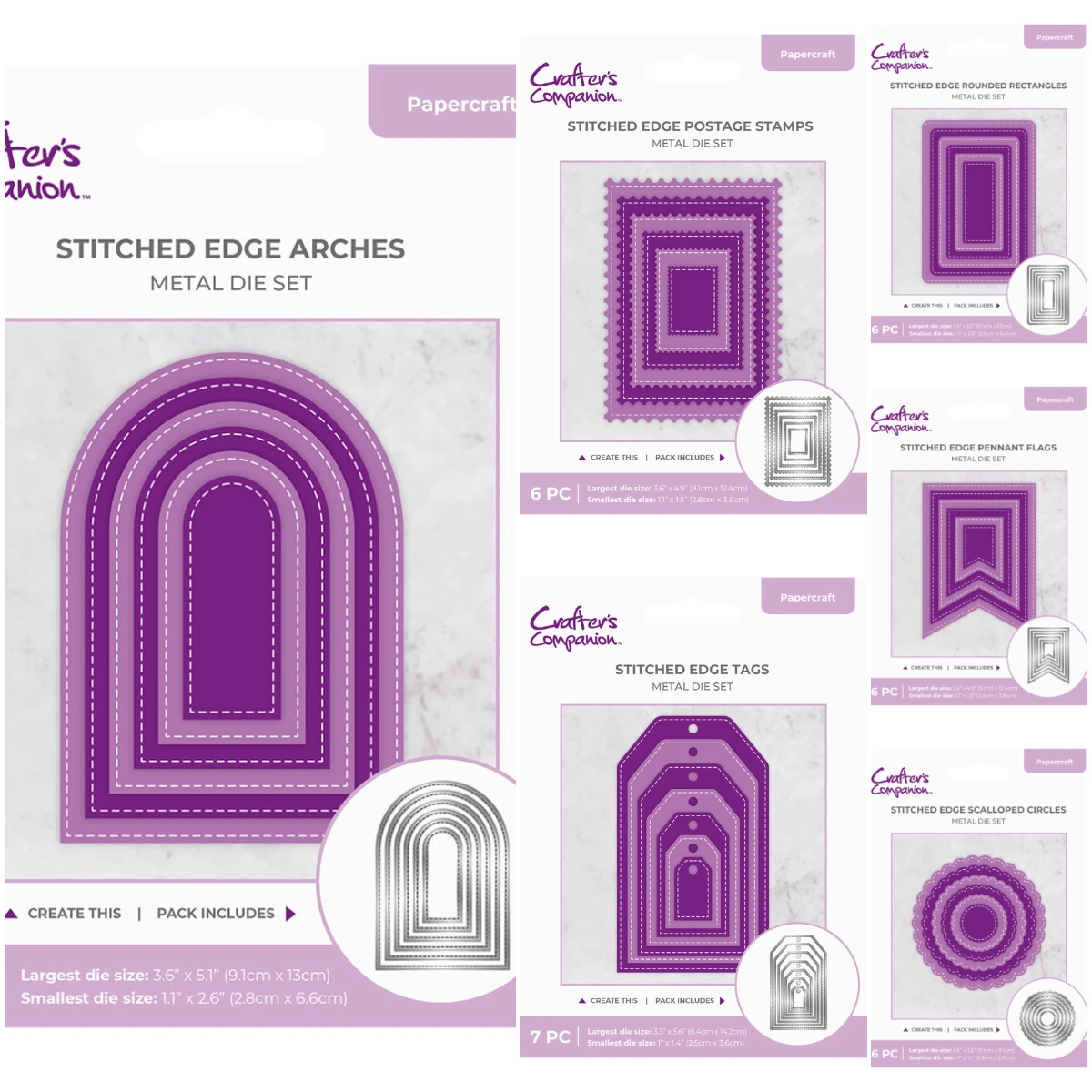 

Cutting Dies Craft Make Stitched Edge Dies Collection Cutting Dies Craft Make Paper Greeting Card Making Template DIY Handmade